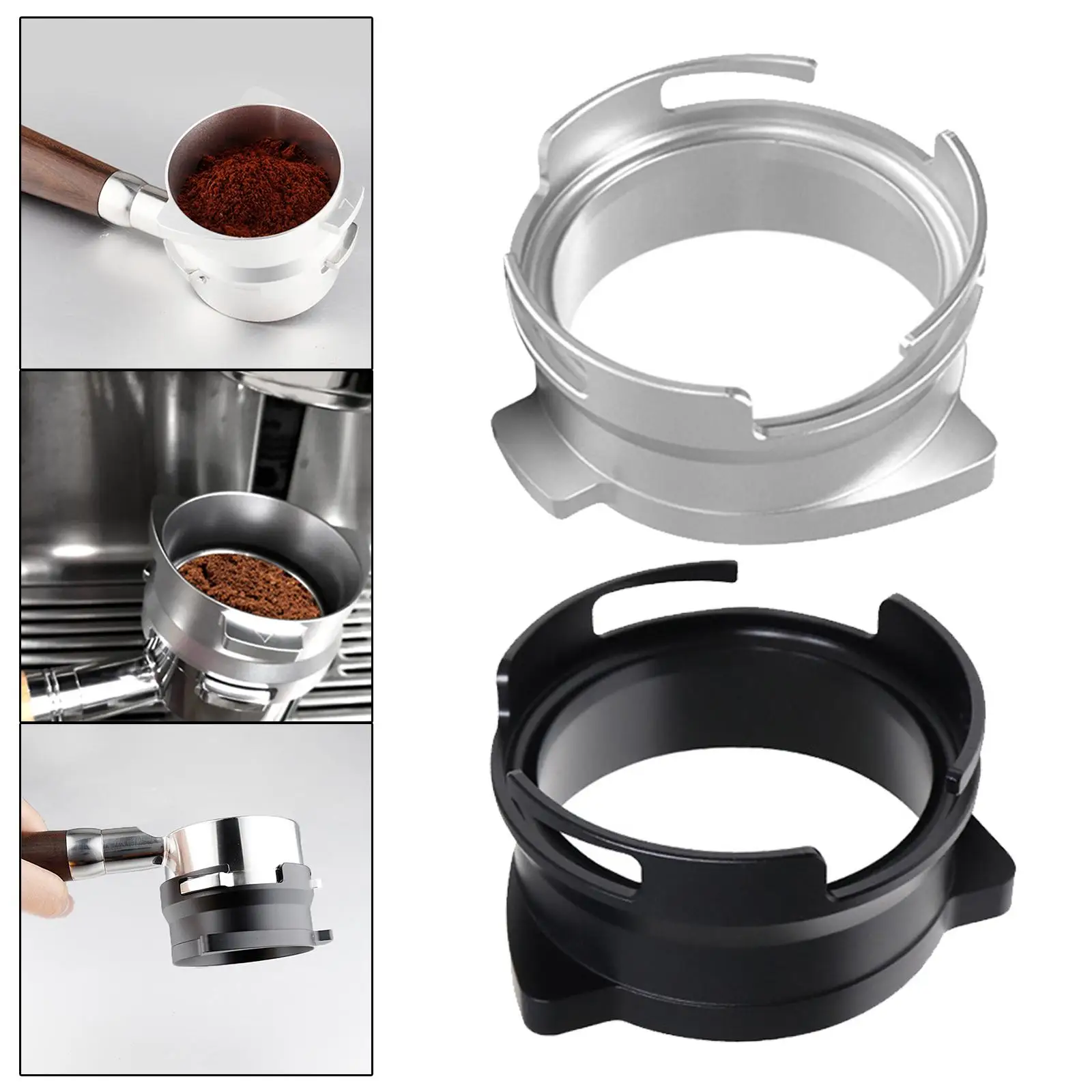 Metal 54mm Metal Dosing Funnel Coffee Sniffing Mug DIY Coffee Machine Accessories for 54mm Portafilters