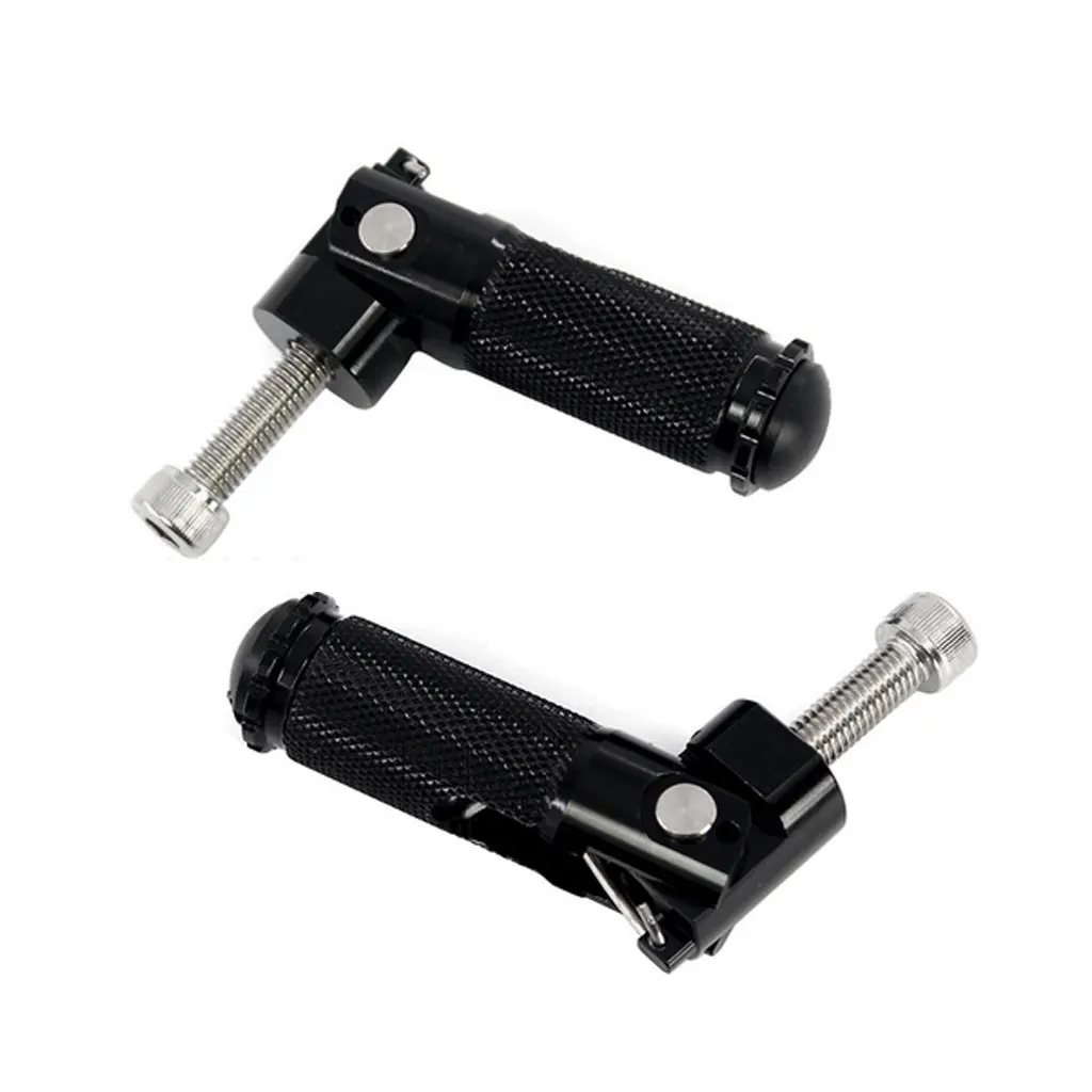 Pair CNC Universal Aluminum Motorcycle Rearset Footrests Footpeg Foot Pegs Pedals Folding Race 4 Type