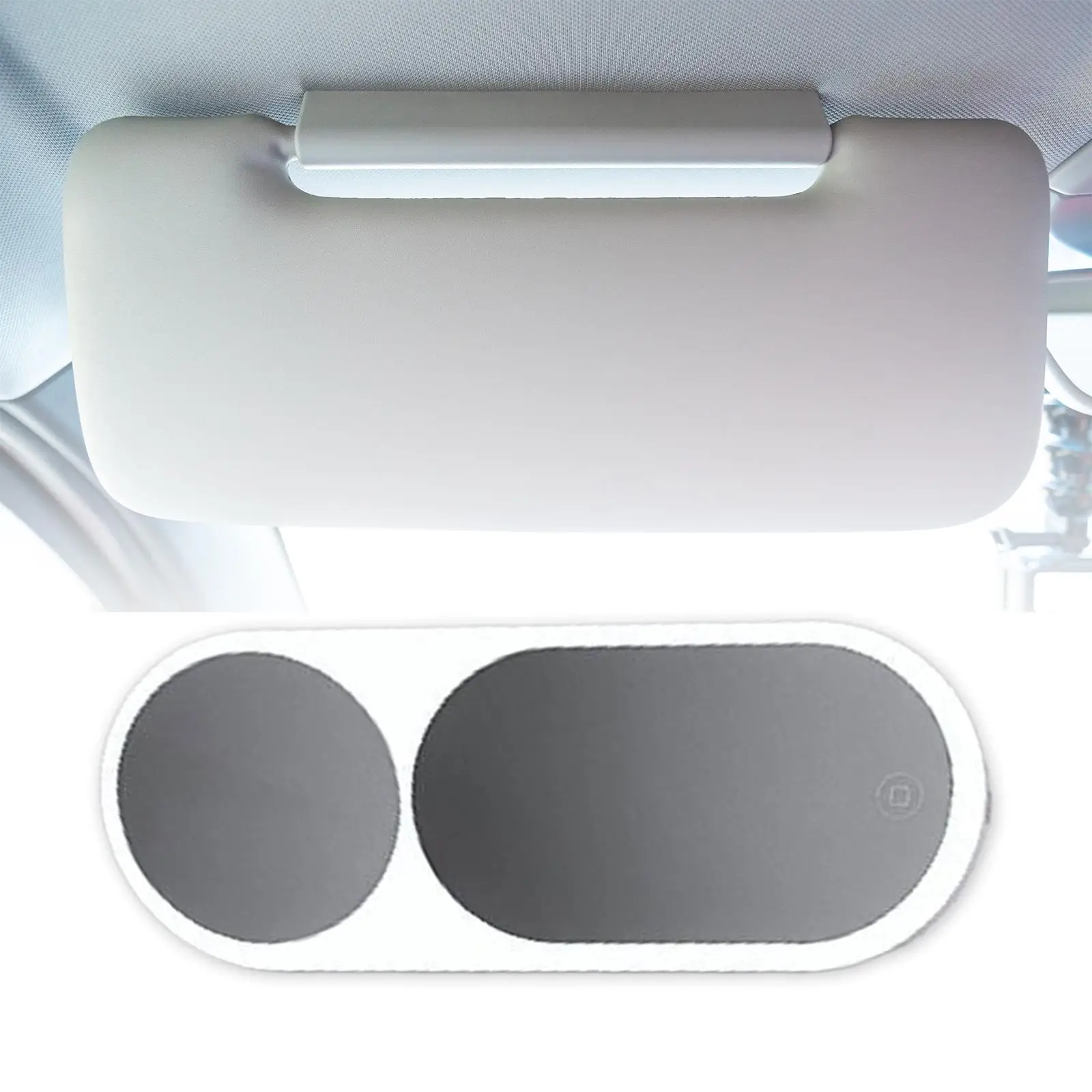Car Sun Visor Makeup Mirror Women Cosmetic Mirror High Quality Auto Vanity Mirror High Stretch Fixing Straps for Automobile