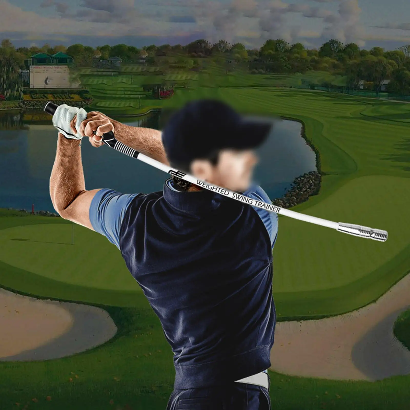 Golfer Swing Speeding Trainer Practicing Guide Strength Posture Corrector Training Equipment Trainer Stick for Beginner