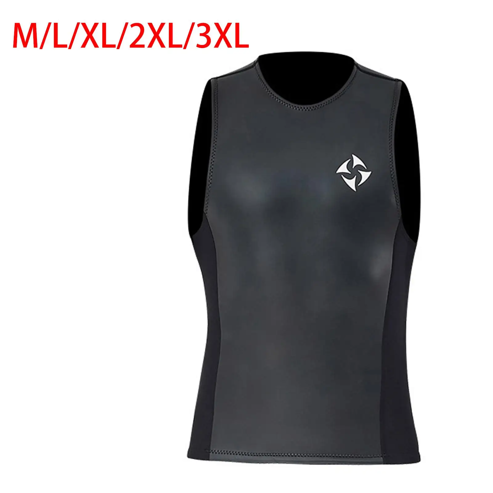 Outdoor Mens Wetsuits 2MM Neoprene Sleeveless Wetsuit Vest for Diving Surf