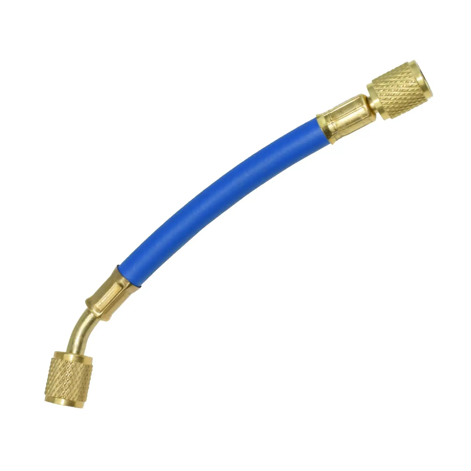 Auto Condensation Hoses Connection Pipe Coupler 1/4 inch 15cm Refrigerant Low Pressure Coolant Refill Tool for Truck Car