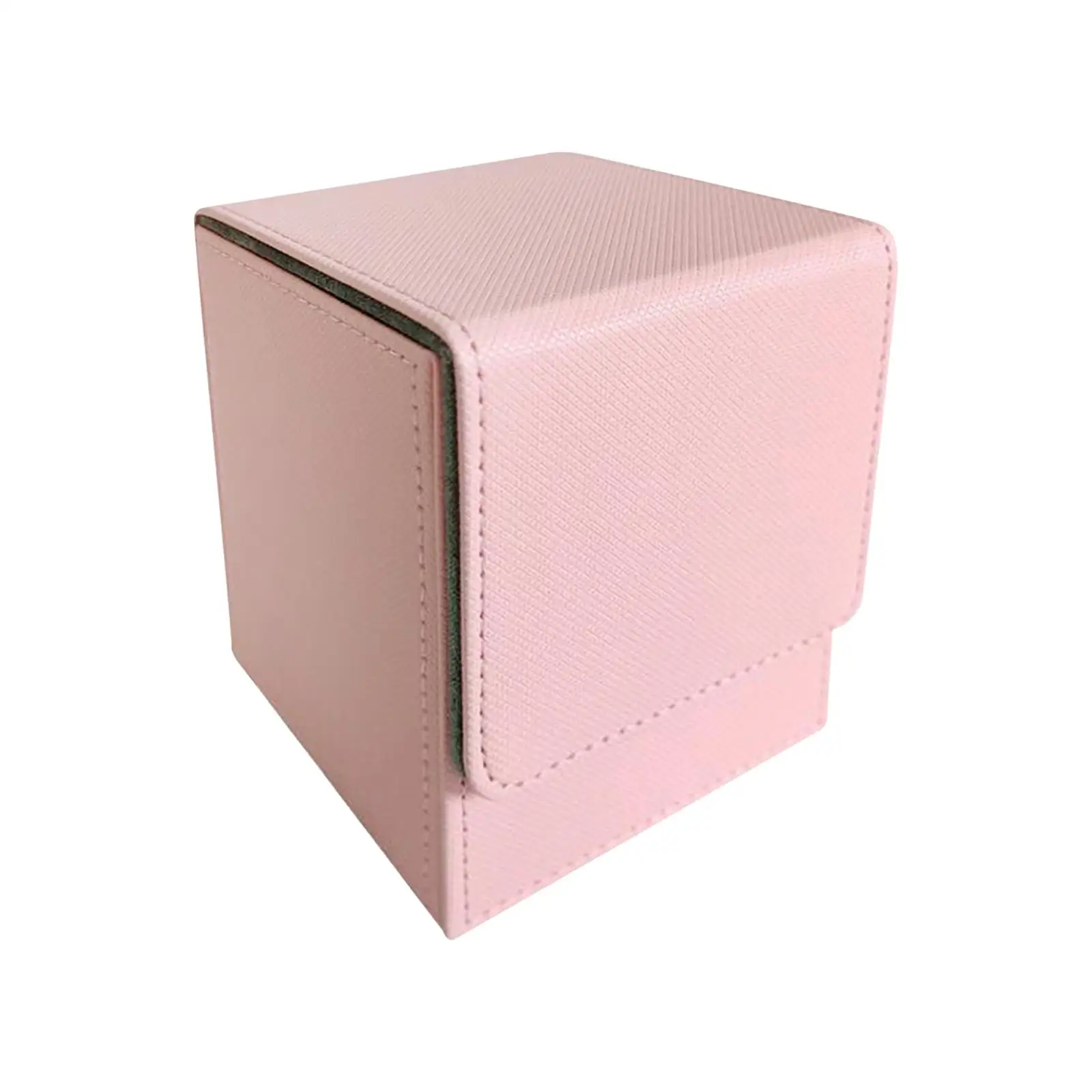 Trading Card Deck Box Collectible Standard with Card Divider Durable Sturdy Strong Sleeved Cards Holder 3.11`` x 3.11`` x 4.29``