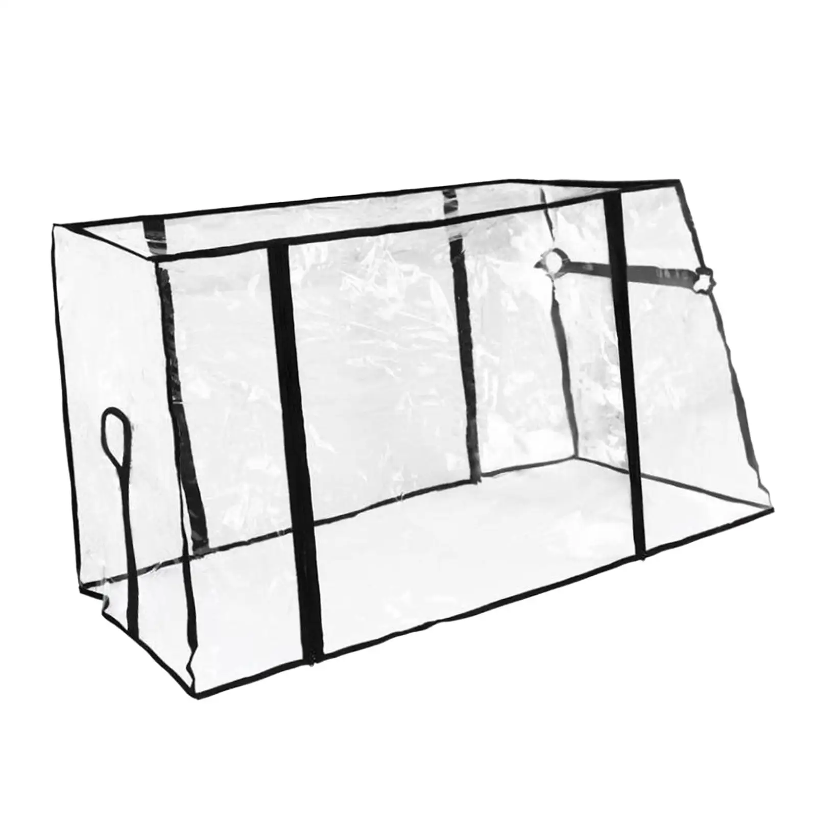Push Pull Wagon Rain Cover Clear Trolley Cart Cover Easily Install 33x15.7x27.6inch Rainproof Windproof Transparent for Shopping