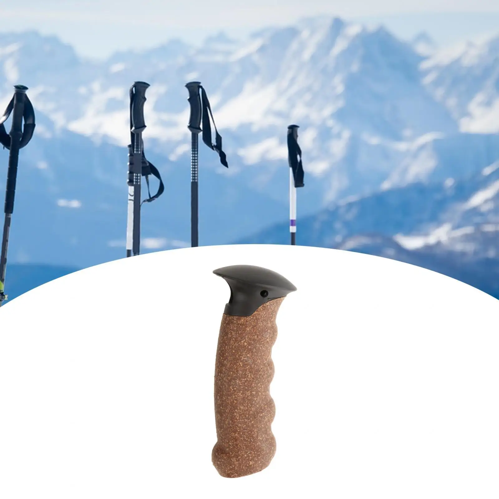 Replacement Trekking Pole Handle Anti Slip Walking Stick Hand Grip for Hiking Climbing Mountaineering Camping Outdoor Trekking