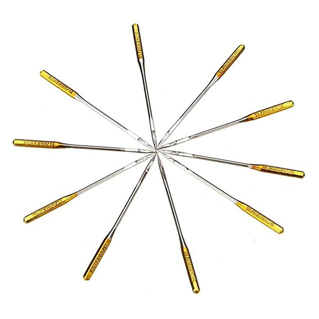 Free Shipping Items 10PCS Big Eye Sewing Machine Sewing Needles