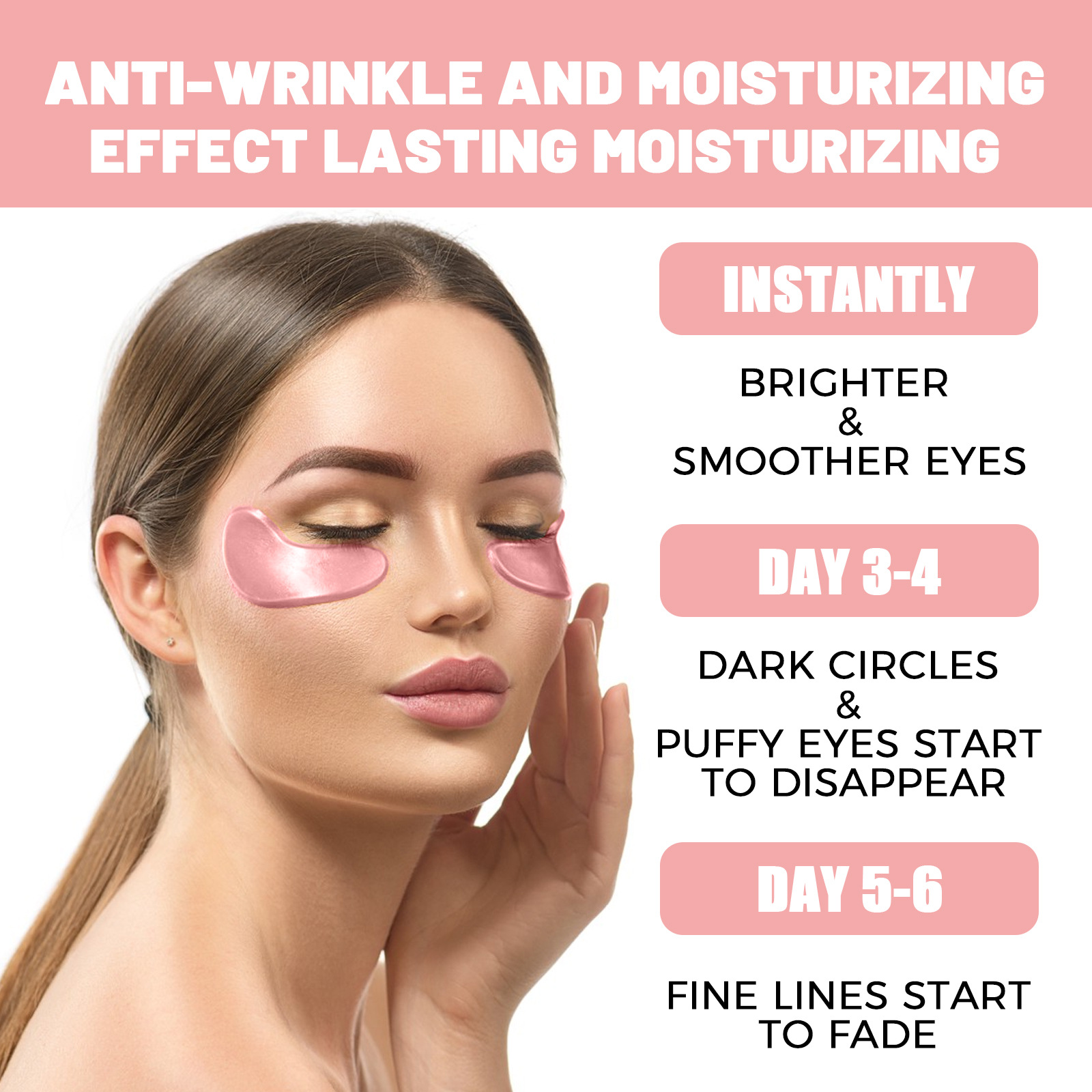 Anti Wrinkle Eye Mask Dark Circles Remover Lifting Firming Fades Fine Lines Puffiness Moisturizing Whitening Eye Patches_voghion.com