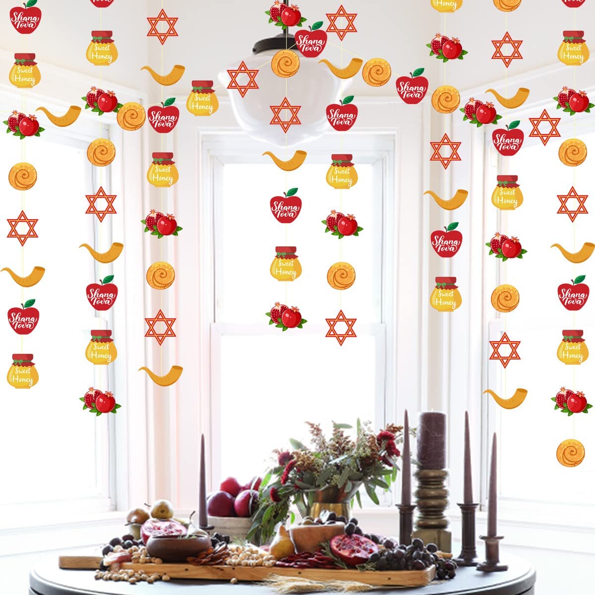 Ano Novo, Feliz Hanukkah Party, Home Commercial Decoração Set, 2m