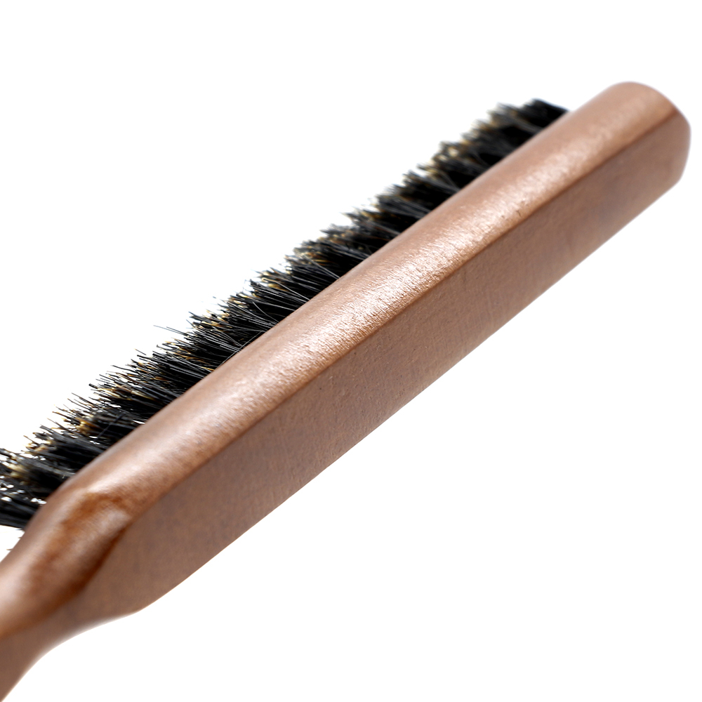 Natural Boar Bristle Hair Fluffy Comb Image 5