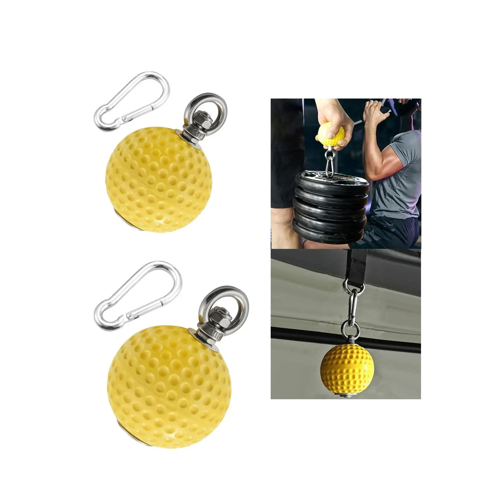 Strong pull balls to strengthen the grip with hooks Non-slip pinch block for