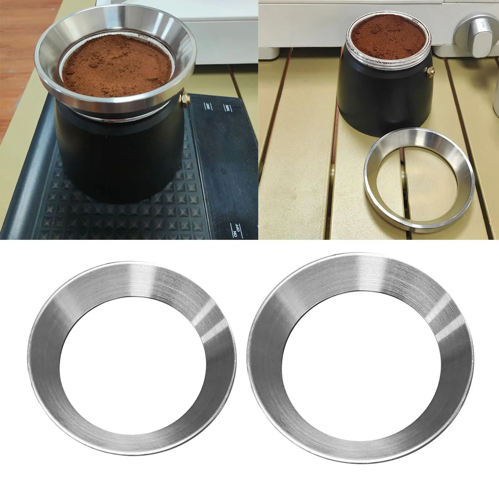 Coffee Dosing Rings Universal Pressing Part Practical for Barista Tool