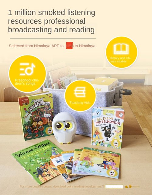 Luka Picture Book Reading Robot English Talking Pen