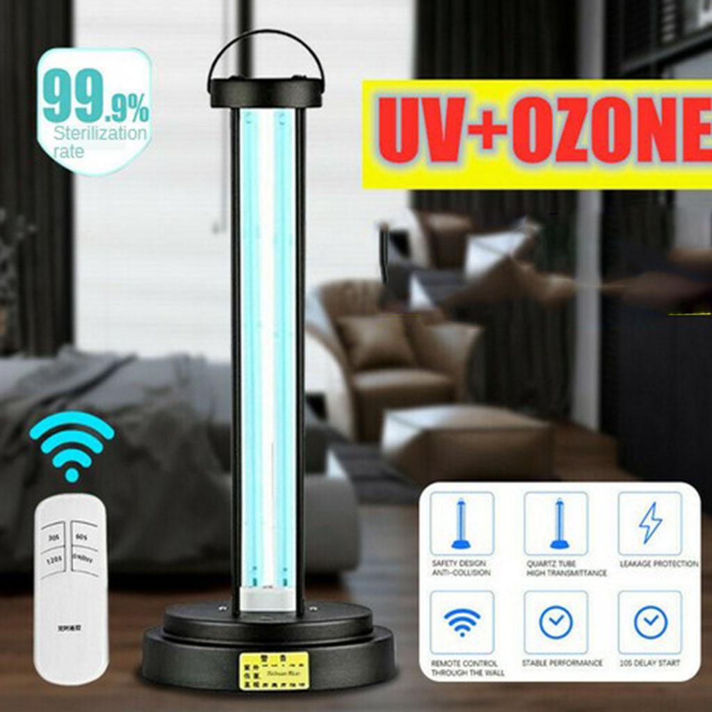 Ozone Ultraviolet Lamp UV Sterilization Light for Home Office Car Toilet Area