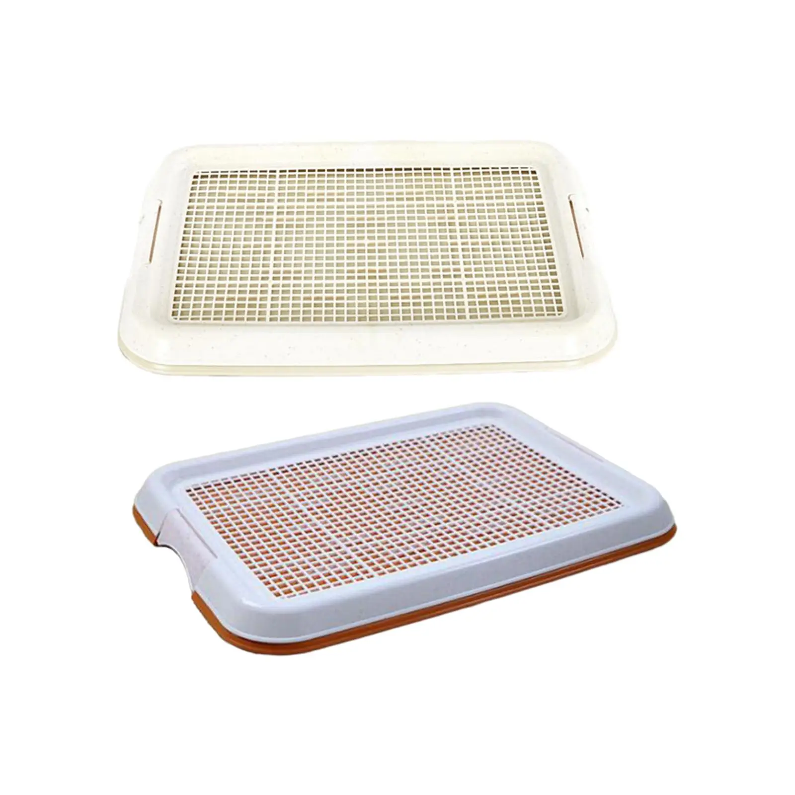 Dog Potty Toilet Training Tray Removable Easy to Clean Puppy Pee Pad Holder Mesh Training Tray for Small Size Dogs Puppy