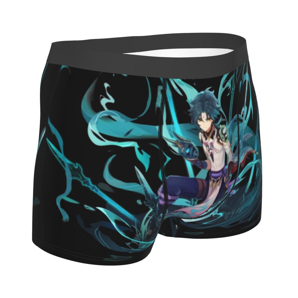 Genshin Impact Tartaglia Boxer Shorts for Men