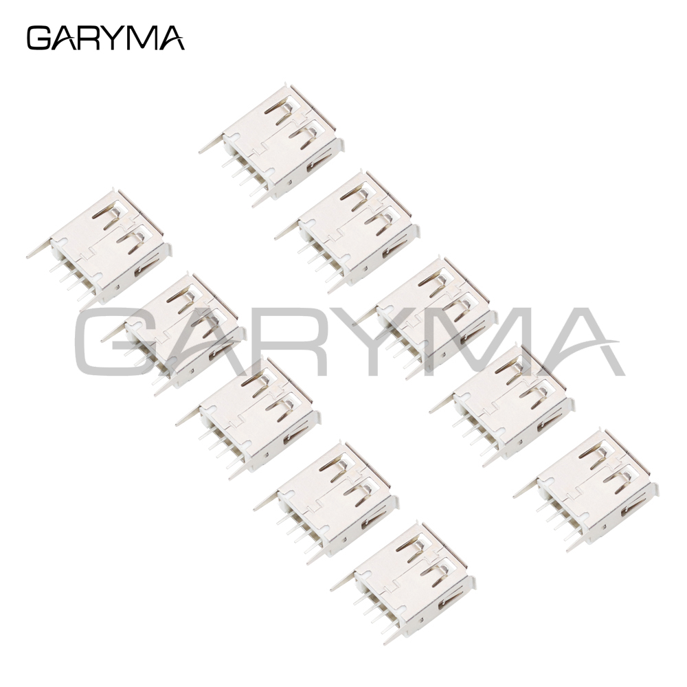 10/50Pcs USB Typ A Buchse Anschluss 13,7mm 180 Grad Vertikale 4pins Usb-schnittstelle – Detail 1
