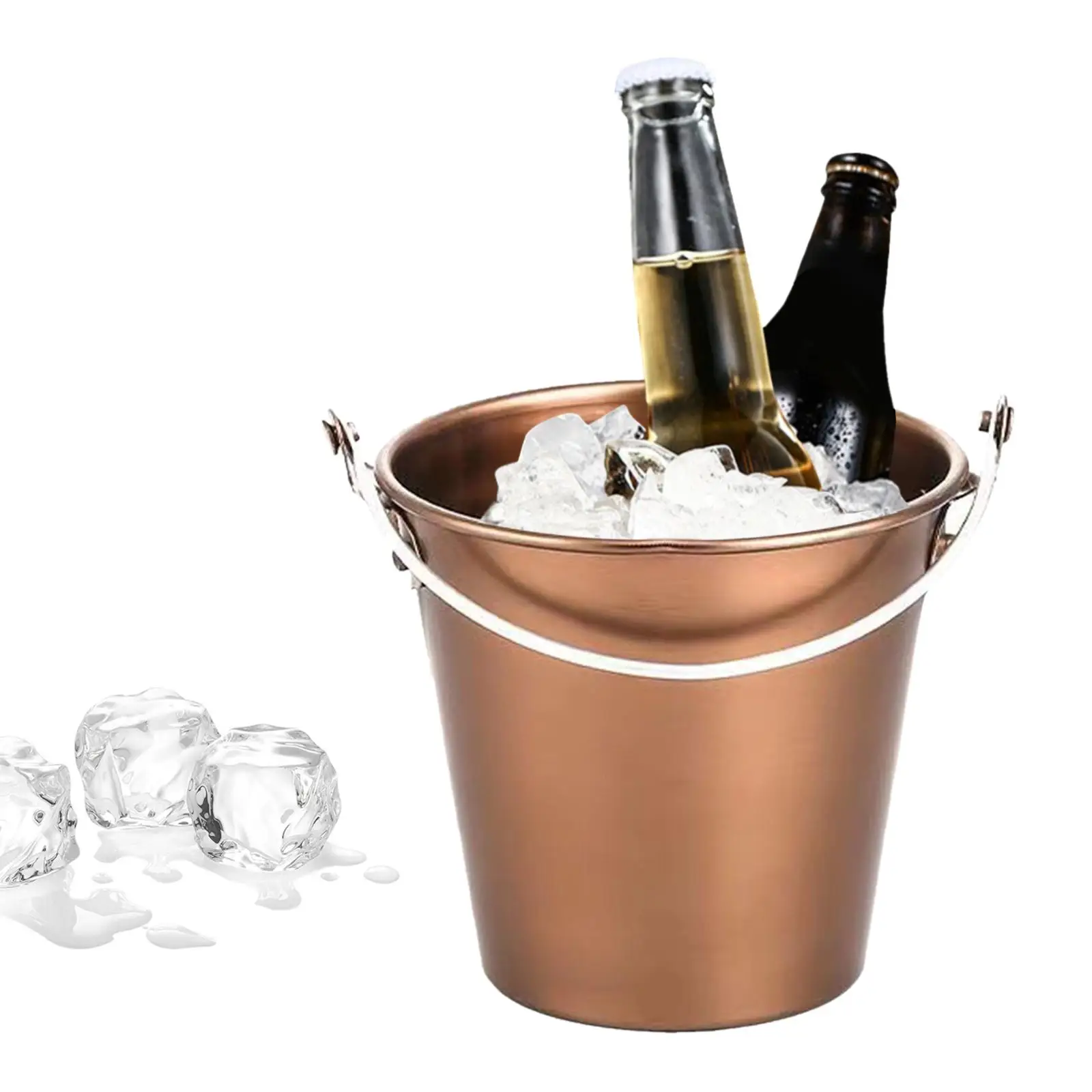 Creative KTV Ice Bucket Drink Tub with Handle Tableware Bar Supplies Snack Buckets for Restaurant Hotel bar