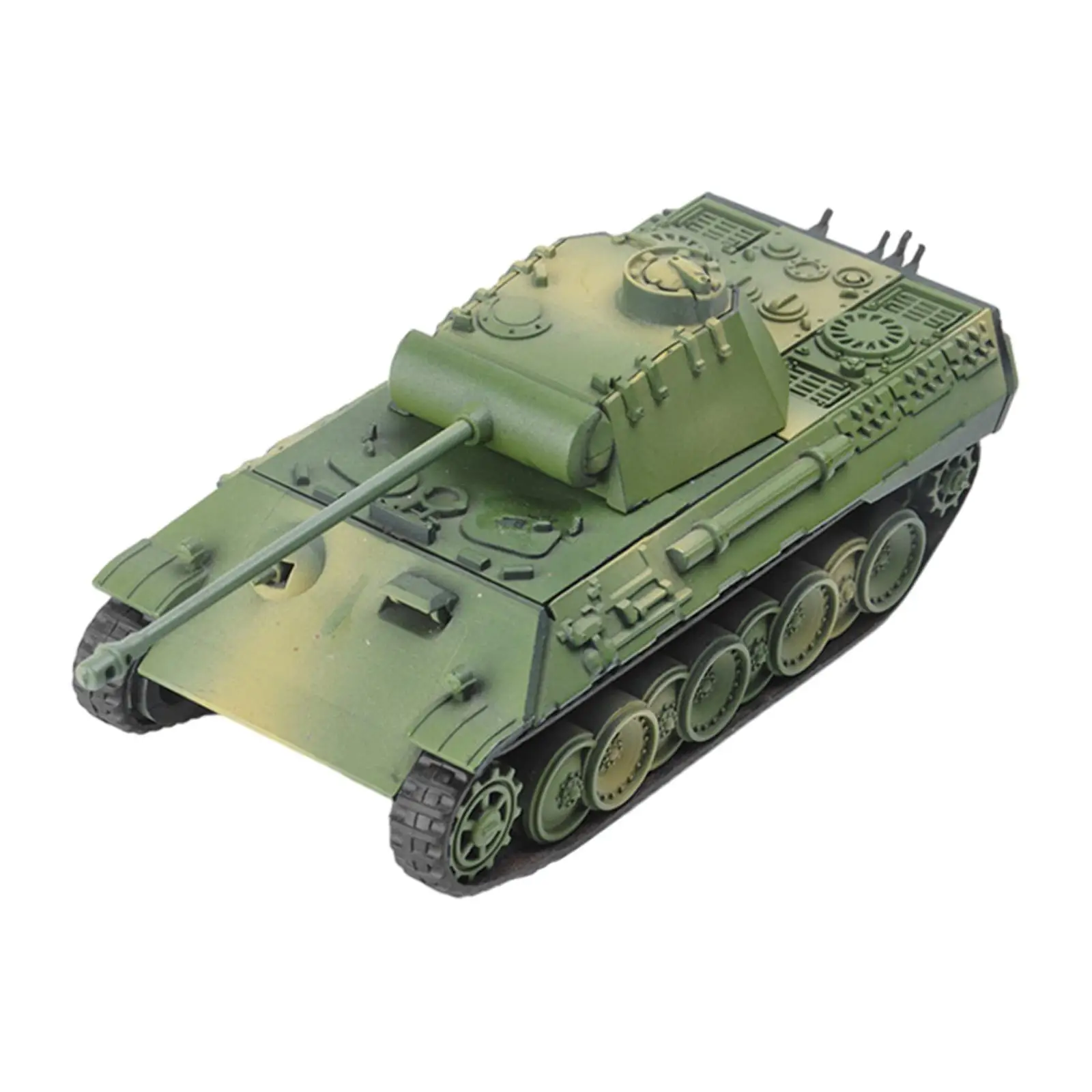 1:72 Scale Tank Model Kits DIY Assemble Party Favors Tabletop Decor Educational Toys Collectible for Girls Kids Adults Boy