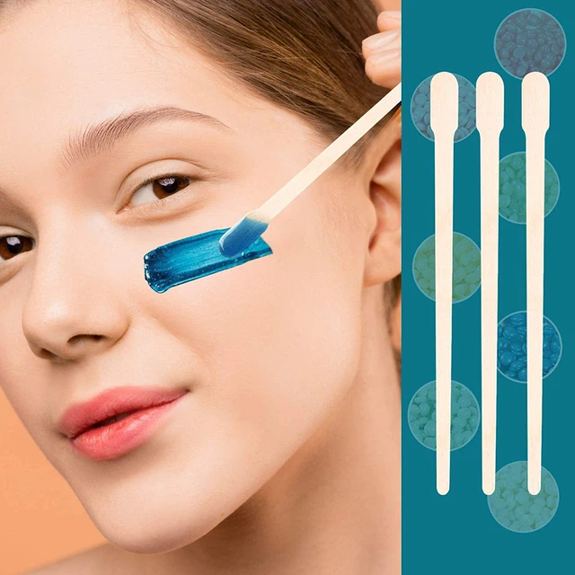 200/400pcs Brow Waxing Sticks Small Face Wax Spatulas Applicator Wood Craft  Sticks Disposable Hair Removal Lip Nose Beauty Tool - AliExpress