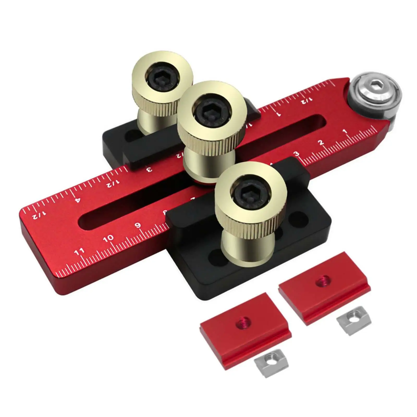 Extended Thin Jig for Repeat Narrow Strip Cuts Professional Fence Guide Workbench Push Guide T Screw Fixture Slot Machine