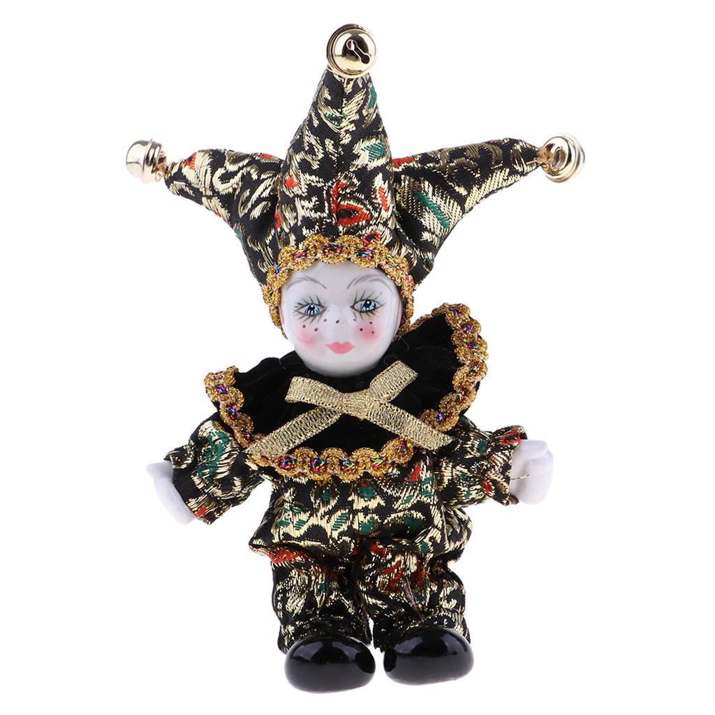 5inch 16cm Lovely Triangel Doll Italian Eros Love Tokens Dolls For Valentine Birthday Gifts Home Decoration (Black)
