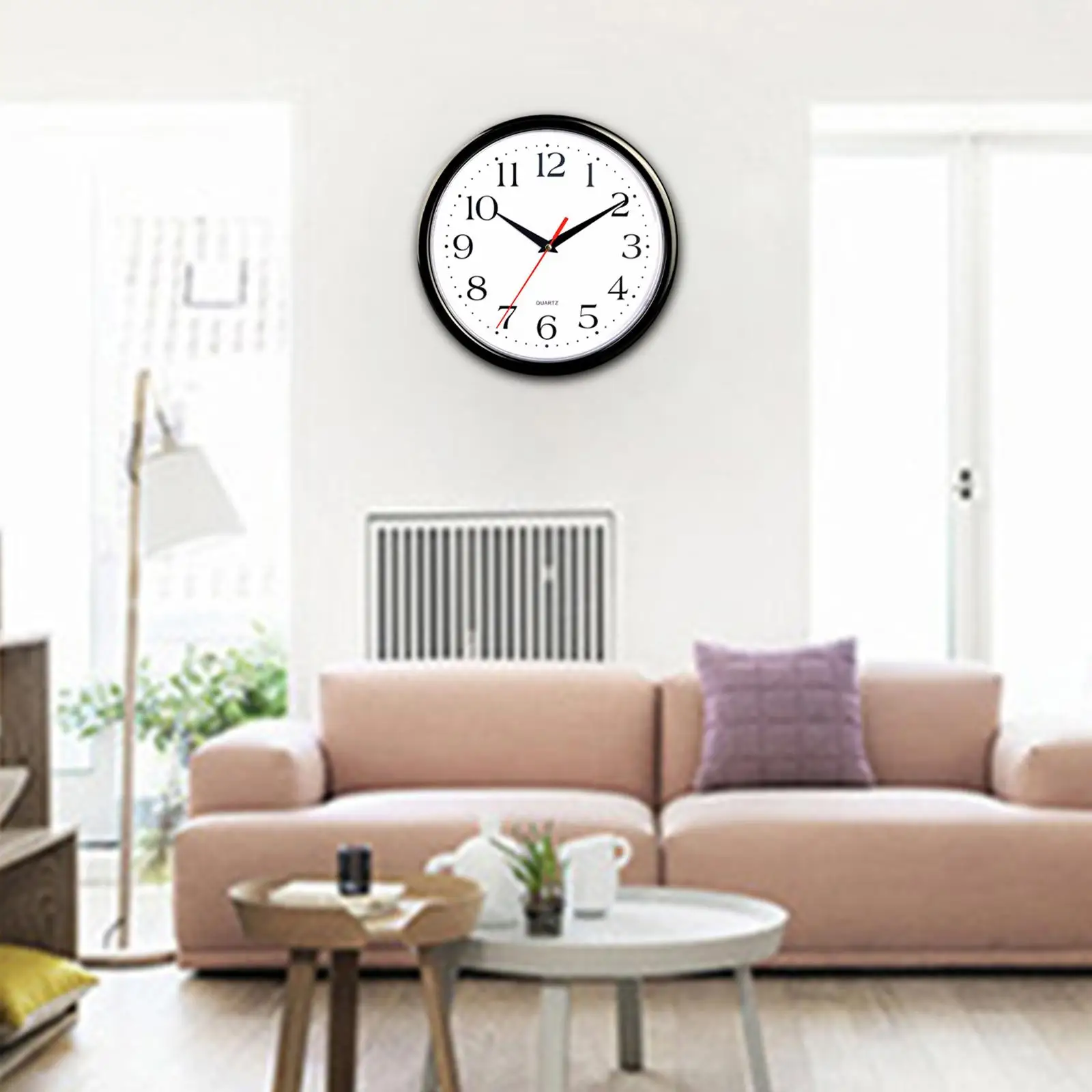 Wall Clock Decorative Digital Read for Bedroom Office Decor