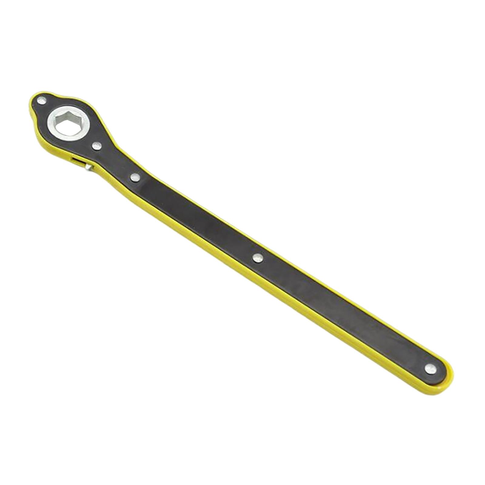 Car Scissor Lug Handle Hexagonal Jack Ratchet Wrench Labor Saving for Automotive