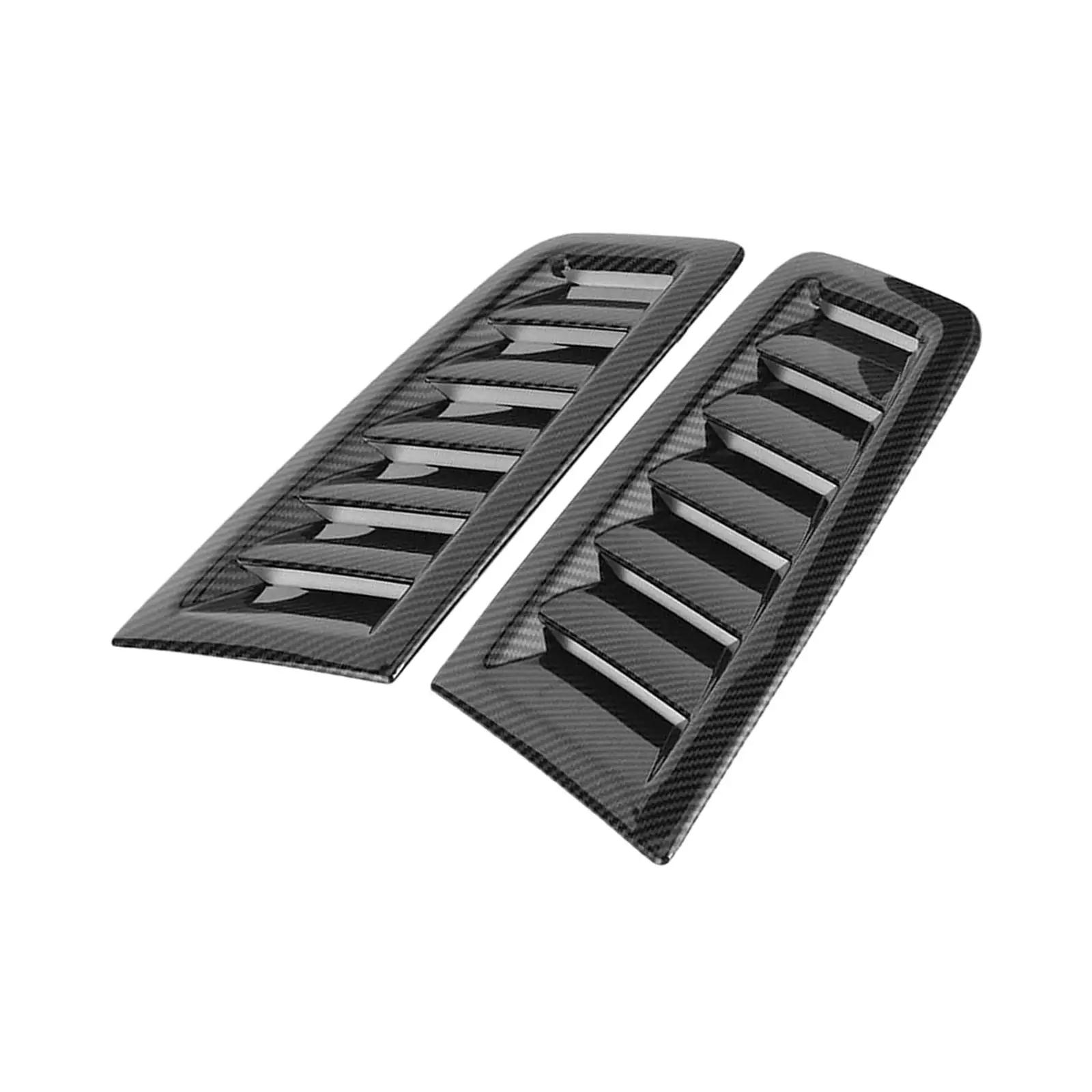 2x Car Hood Vent Scoops Replace Parts High Quality Easy Installation Bonnet Air