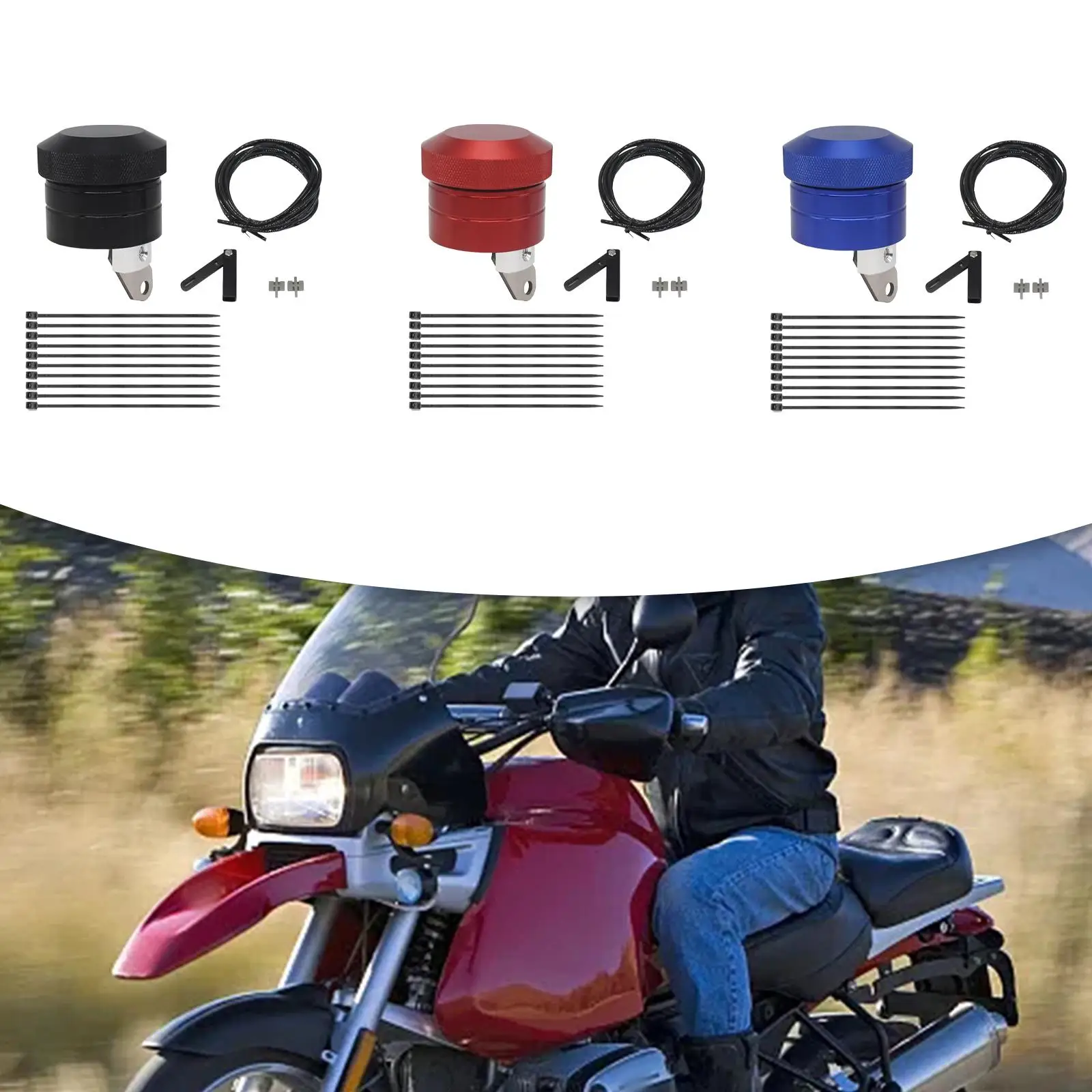 Motorcycle Chain Oiler Motorbike Oil Cup Hand Control Motor Oiler