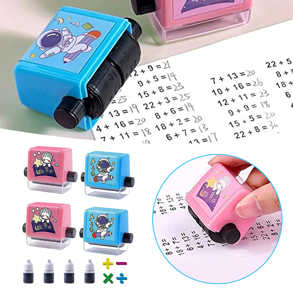 Description Picture 4 of itemScroll Stamps For Random Math Practice Multiple Teaching Math Questions Home Teacher Supplies