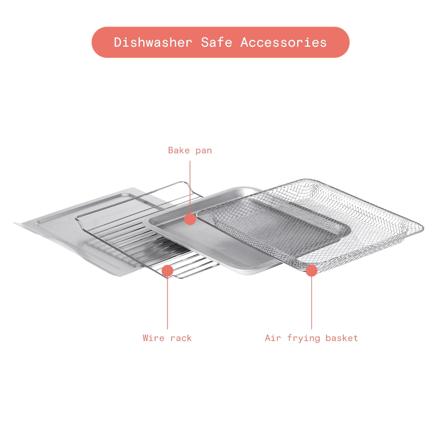 Title 4, Infrared Air Fry Toaster Oven, 9-Slice, 1800 W,...