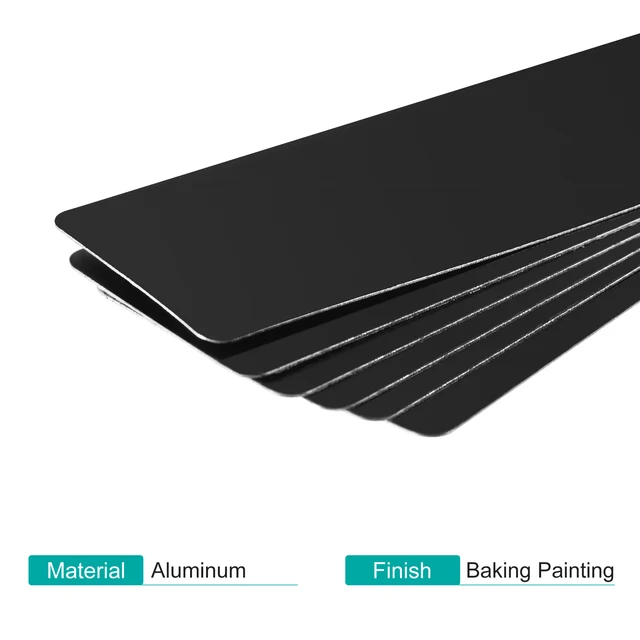 Plaque en aluminium pour gravure 50x15mm, noir, 200 pcs. auto-adhésif -  Shop : Consommables & Matieres pour graveur Laser & CNC
