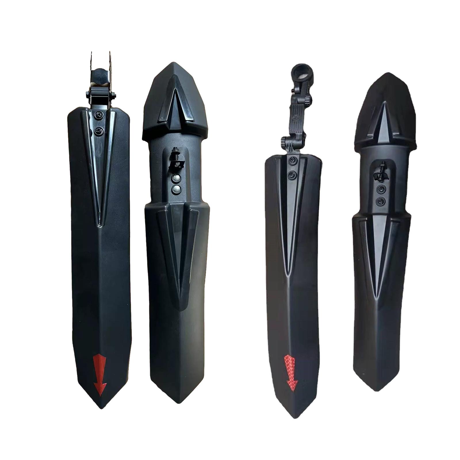 Bike Mudguard Set Bicycle Fenders Durable Easy Installation Bike Front & Rear Fenders for Travel Riding Cycling Equipment