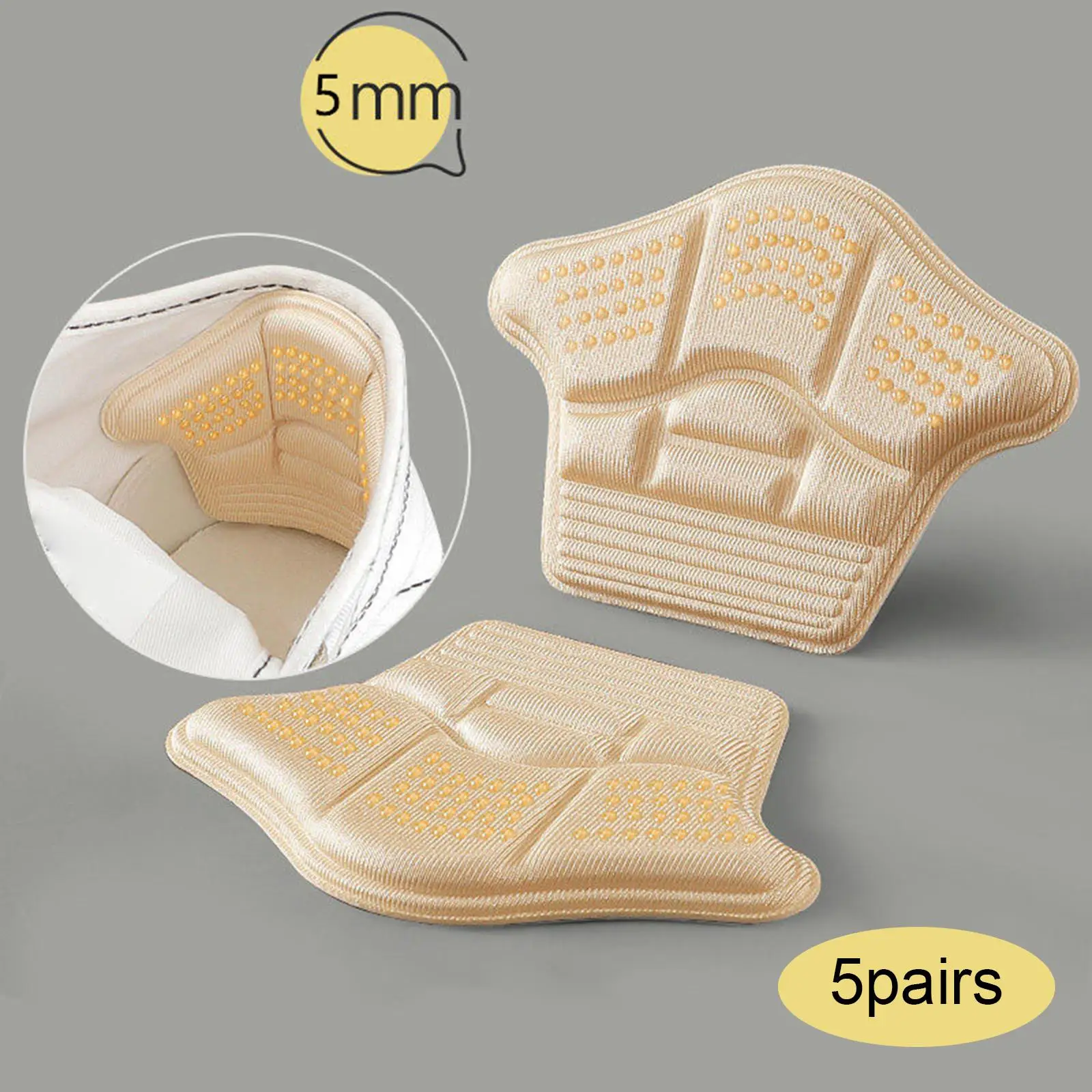 Heel Cushion Pads Shoe Inserts Insoles Protector for Preventing Heel Pains Sport Shoes Pain Relief Antiwear Feet Pad Protector