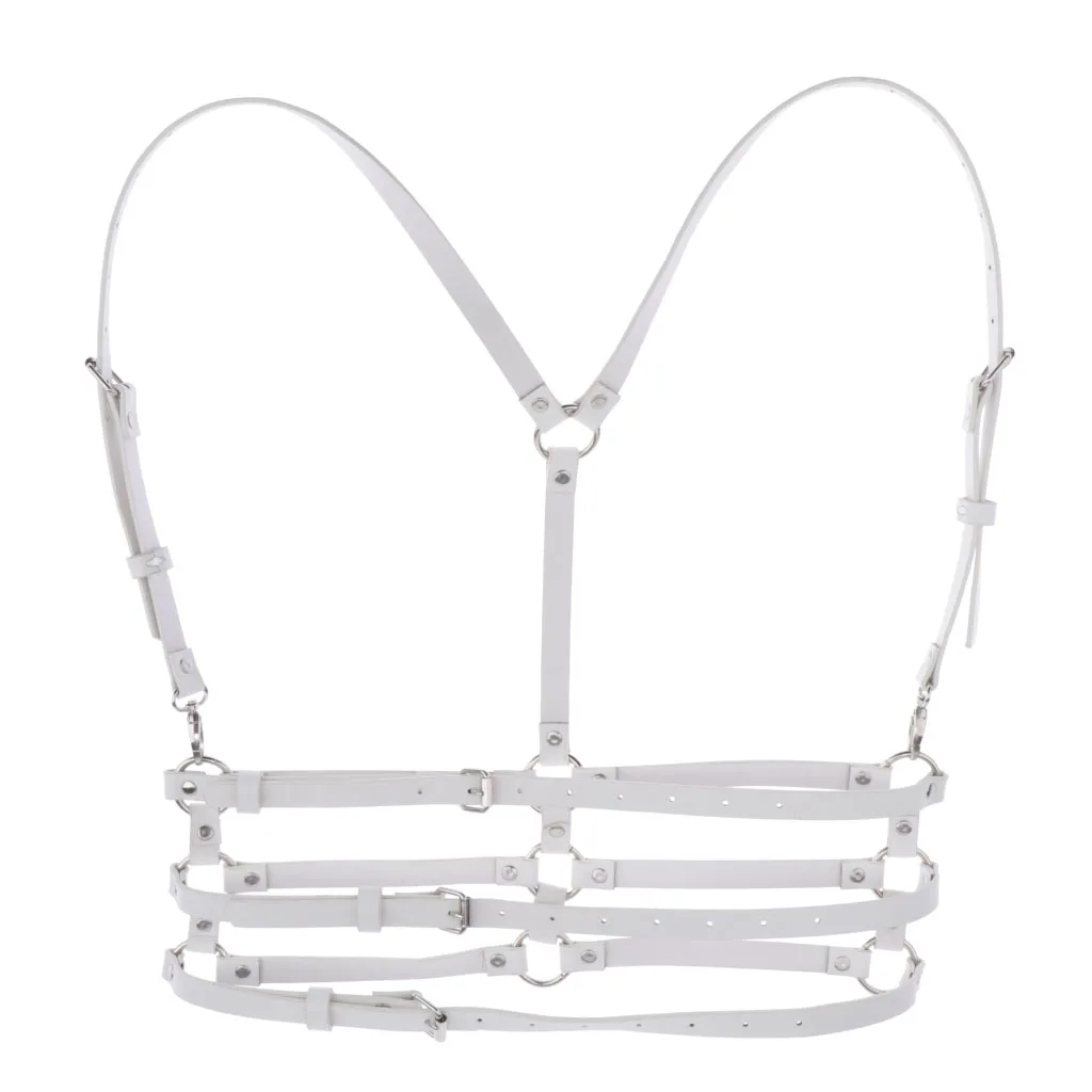  Body Chest Harness for Waist Harajuku Belt Strappy Cage Bra Adjustable Straps