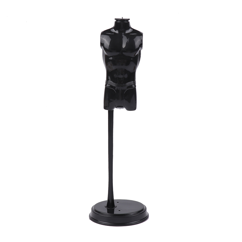 Description Picture 6 of itemInnovative Scale 1:6 Mini Black White Display Stand Holder Standing Toy Doll Accessories Dress DIY Clothes Mannequin Model