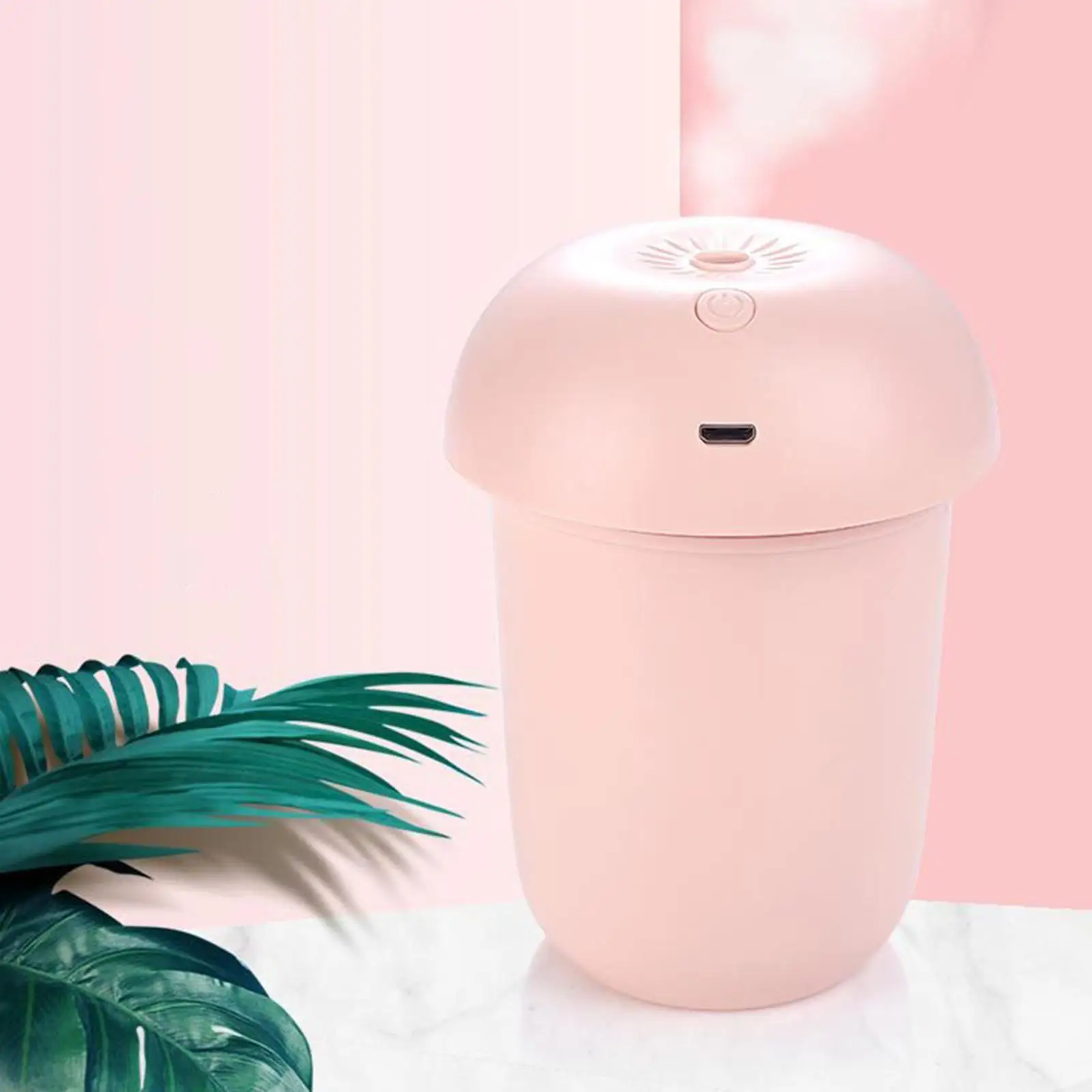 Mini Mushroom Air Humidifier 180ml Low Noise for Home Air Fresher Travel