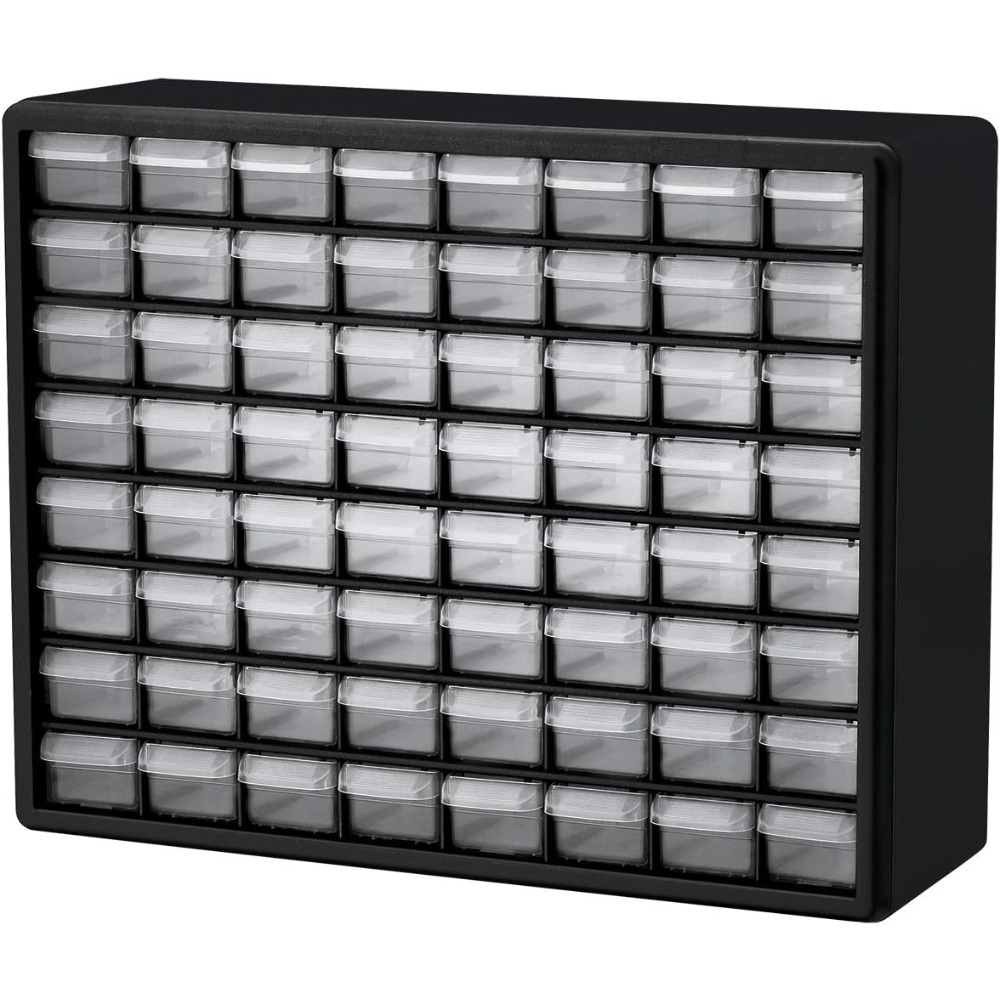 Title 1, 64 Drawer Plastic Parts Storage Hardware And Cr...