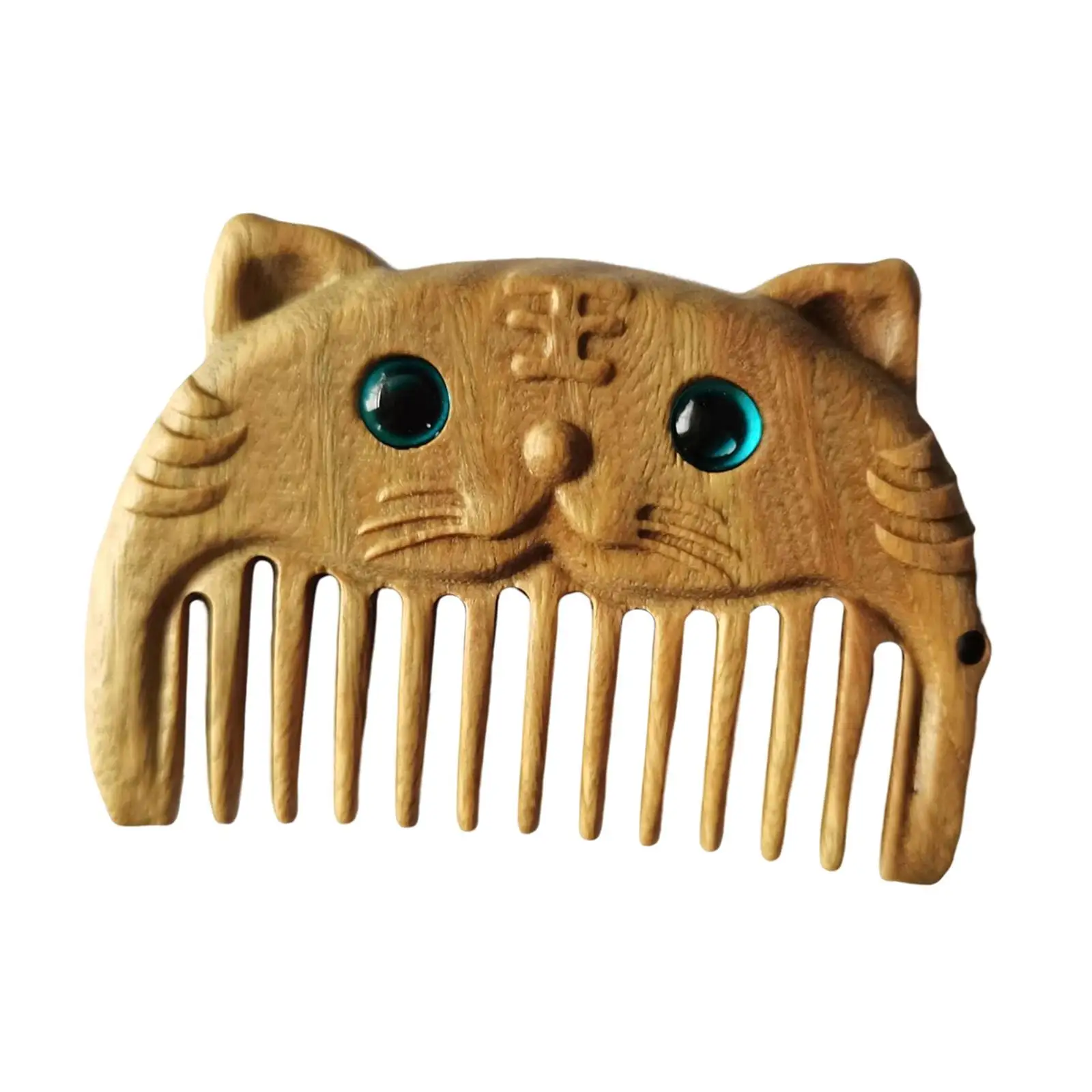 Wooden mini hair combs Cute with Tassel Handheld No Static Pocket Comb Beard Comb for Women Birthday Gift