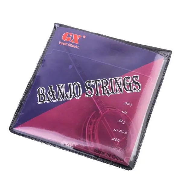 Banjo String Hexangular Steel   Wound 009 .011 .013 .020 .009