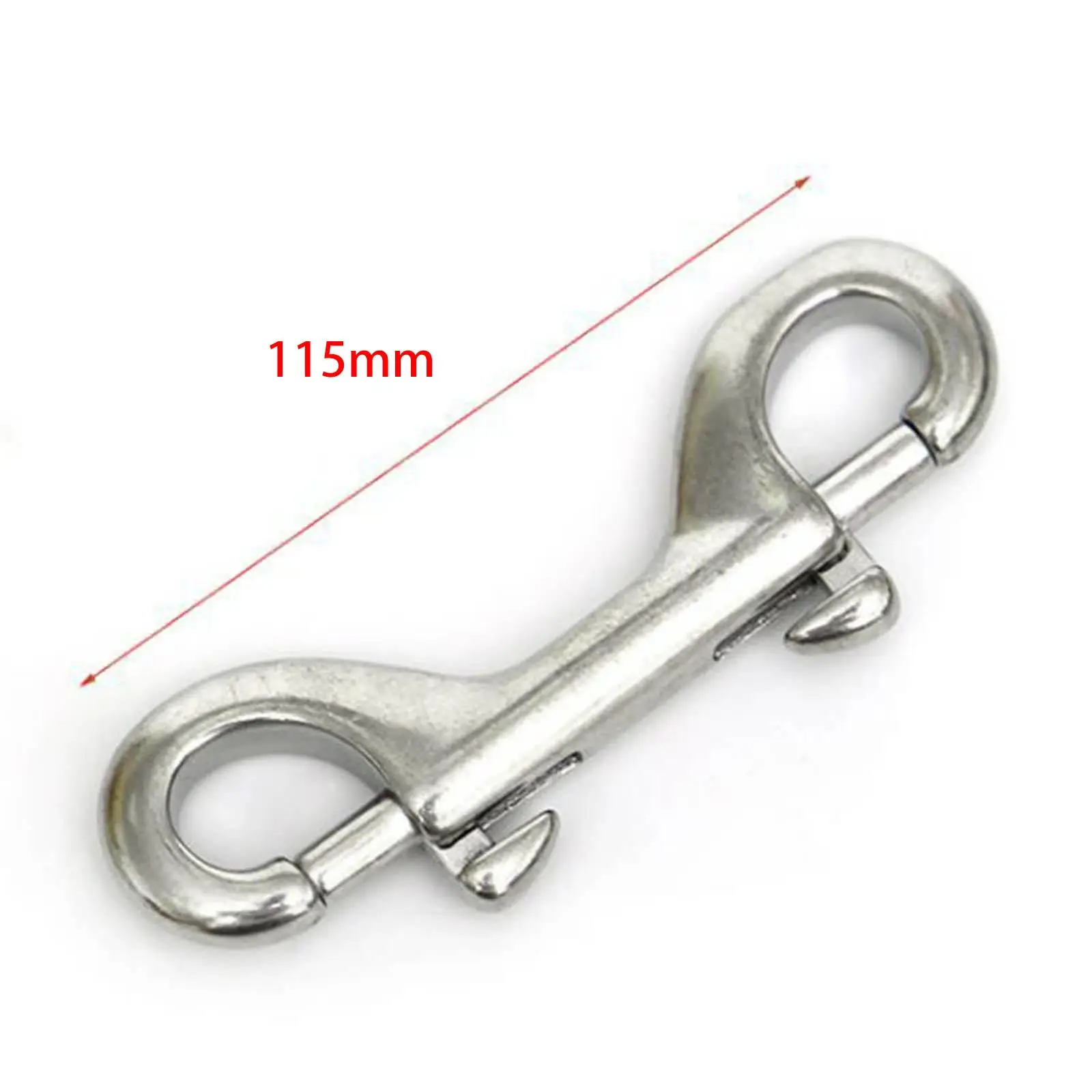 316 stainless steel Double Ended Snap Hook Small Stainless Steel Clip Dive Bolt Snap Buckle Clasp Collar Linking Clasp