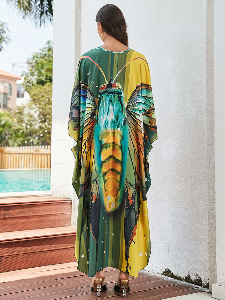 Caftans, Túnicas Leves Secas Fácil, Robe de