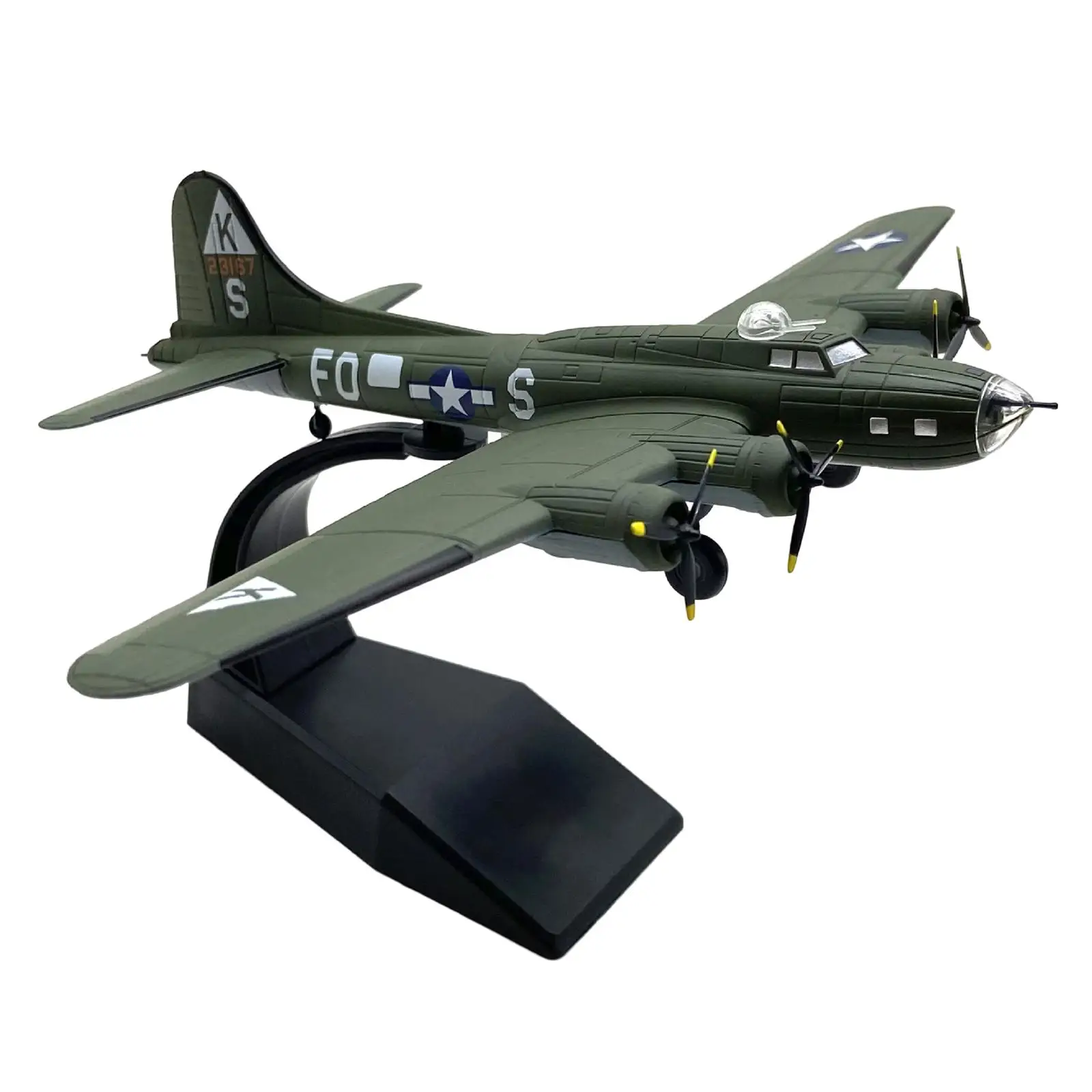 1/144 Scale US B 17 Aircraft Model Ornaments Versatile Airplane Model