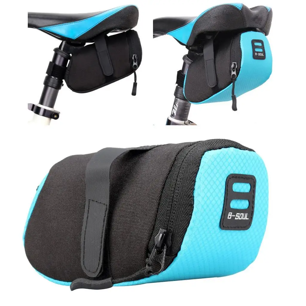 Polyester Bicycle Strap- Saddle Bag MTB Road Bike under  Bag Cycling Wedge Packs Outdoor Phone Keys  Pouch Storage