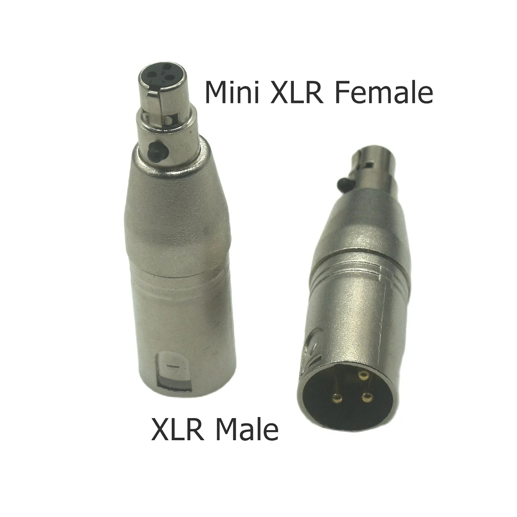 Title 7, 3pin Mini XLR Male Female to XLR Male Female A...