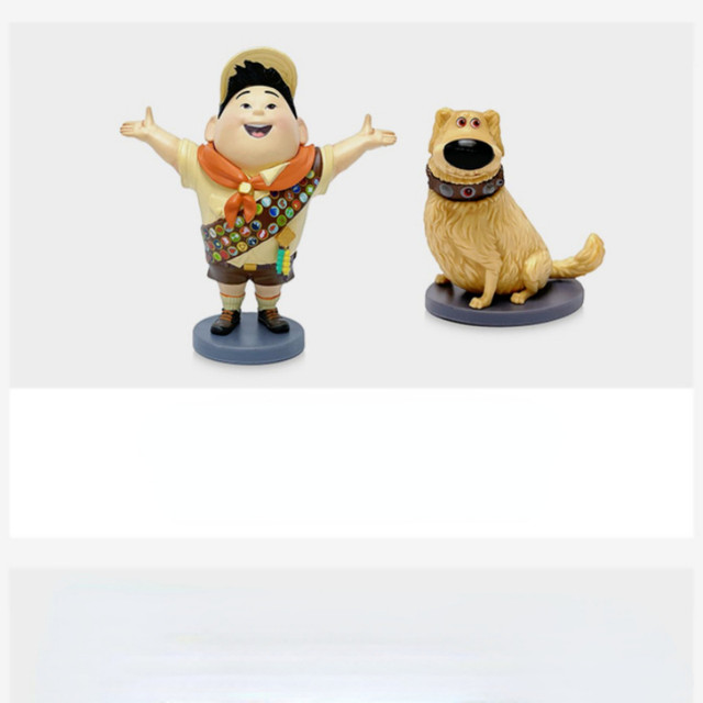 Disney Movie UP Cute RUSSELL with Kevin Action Figures Doll Model Toys  Desktop Decoratoion Ornament Kids Gifts