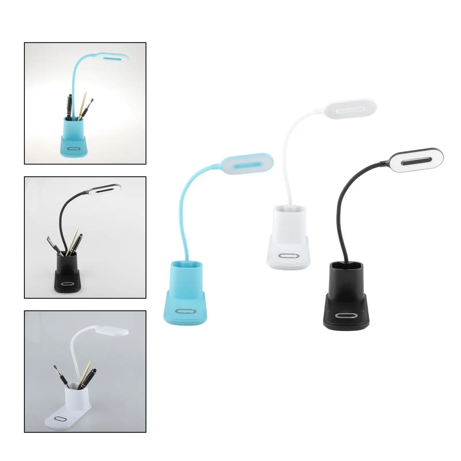  Charging LED Desk Lamp 10W with 3 Brightness Levels Eye  Reading  Lamp
