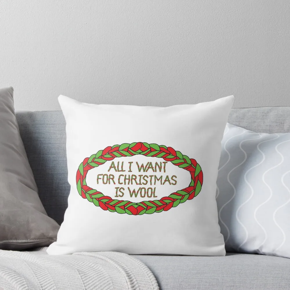 Рождественская вязаная крючком наволочка для дивана рождественскиепринадлежности наволочки для диванных подушек