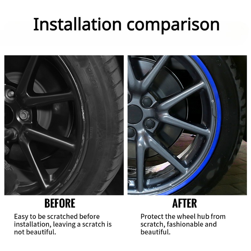 Wheel Hub Protection Ring for Tesla Model 3 Y S X Car Rims Ring Protectors Vehic