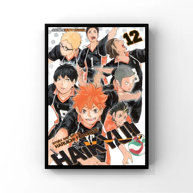 Anime Haikyuu high school vôlei Parede Poster Scroll Home Decor Cosplay 1082